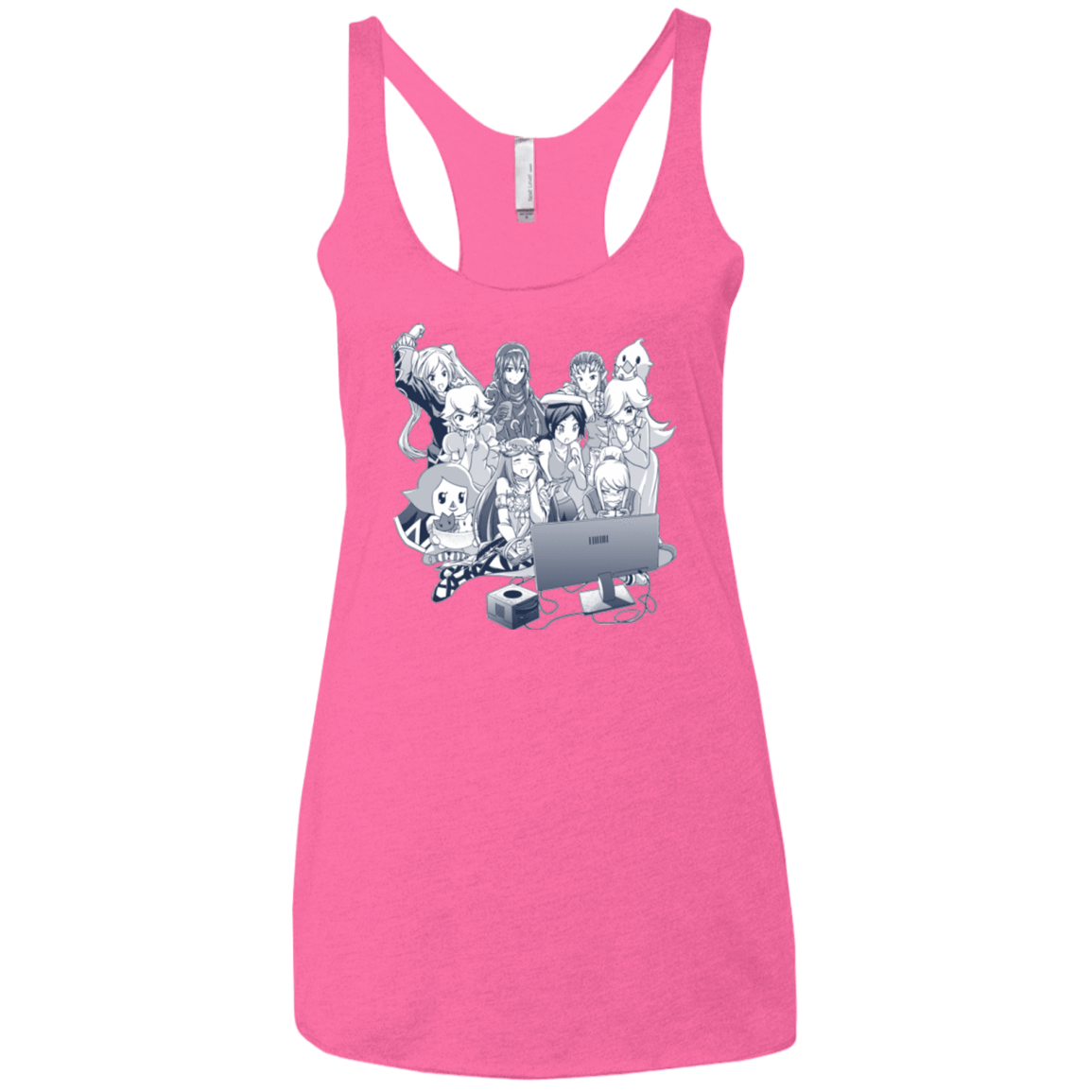 T-Shirts Vintage Pink / X-Small Girls Night Out Women's Triblend Racerback Tank
