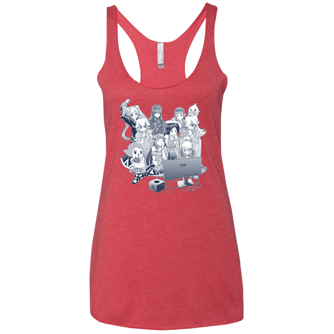 T-Shirts Vintage Red / X-Small Girls Night Out Women's Triblend Racerback Tank