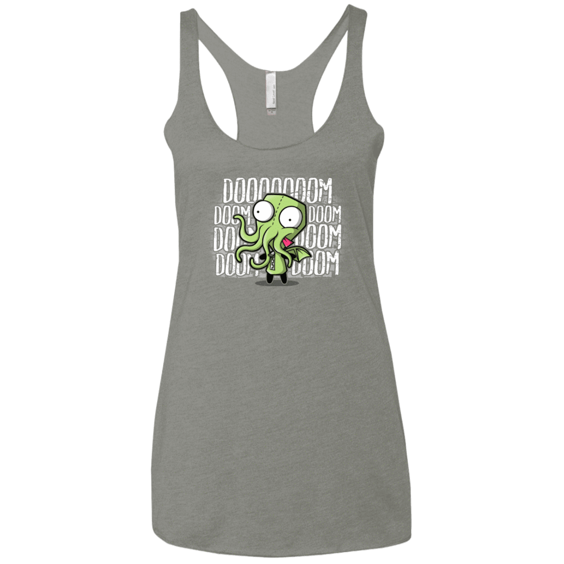 T-Shirts Venetian Grey / X-Small GIRTHULHU Women's Triblend Racerback Tank