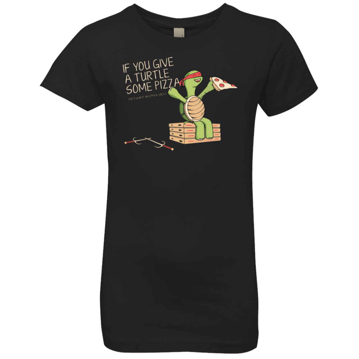 T-Shirts Black / YXS Give a Turtle Girls Premium T-Shirt