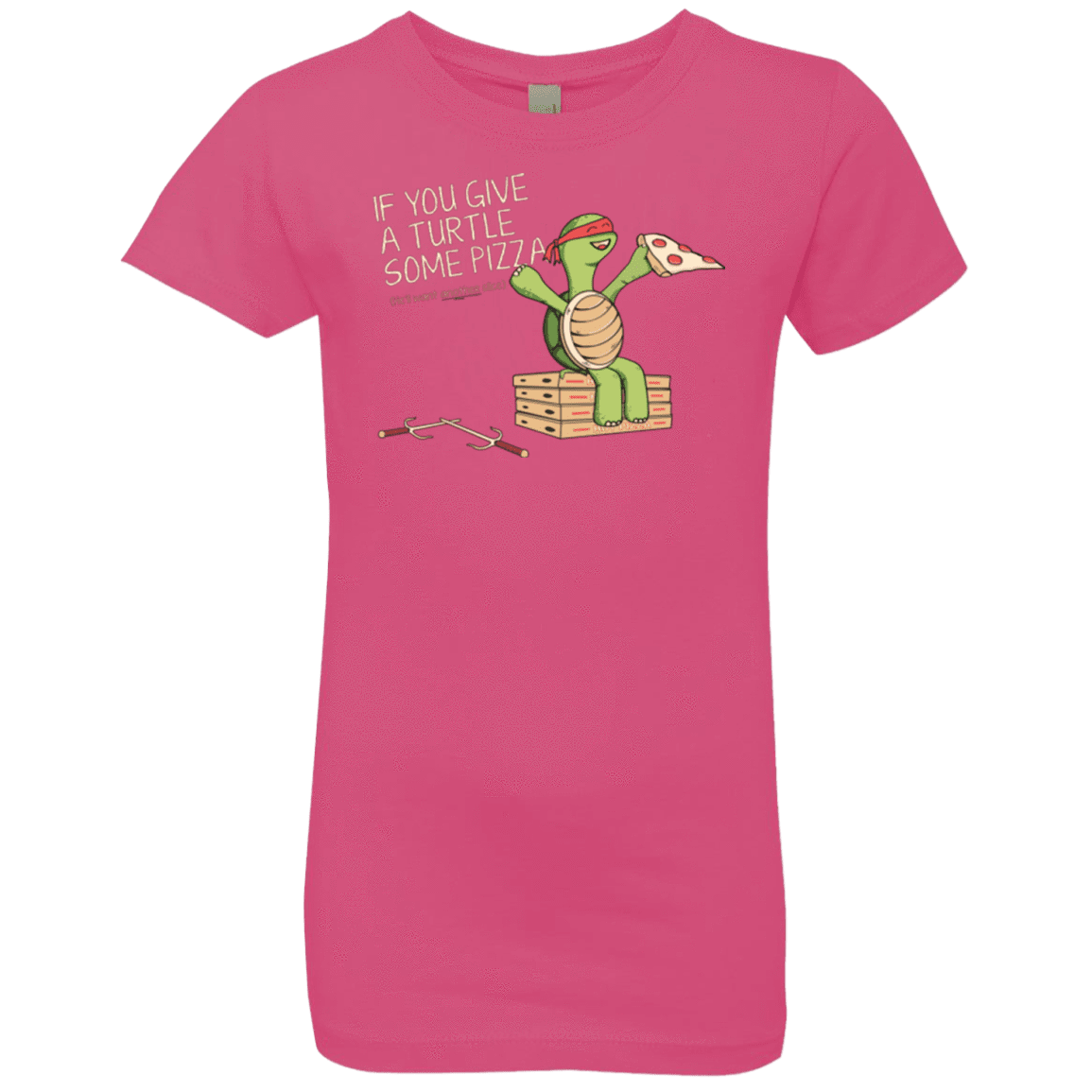 T-Shirts Hot Pink / YXS Give a Turtle Girls Premium T-Shirt