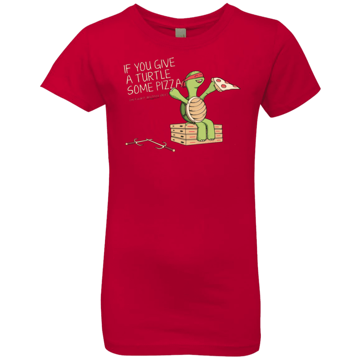T-Shirts Red / YXS Give a Turtle Girls Premium T-Shirt