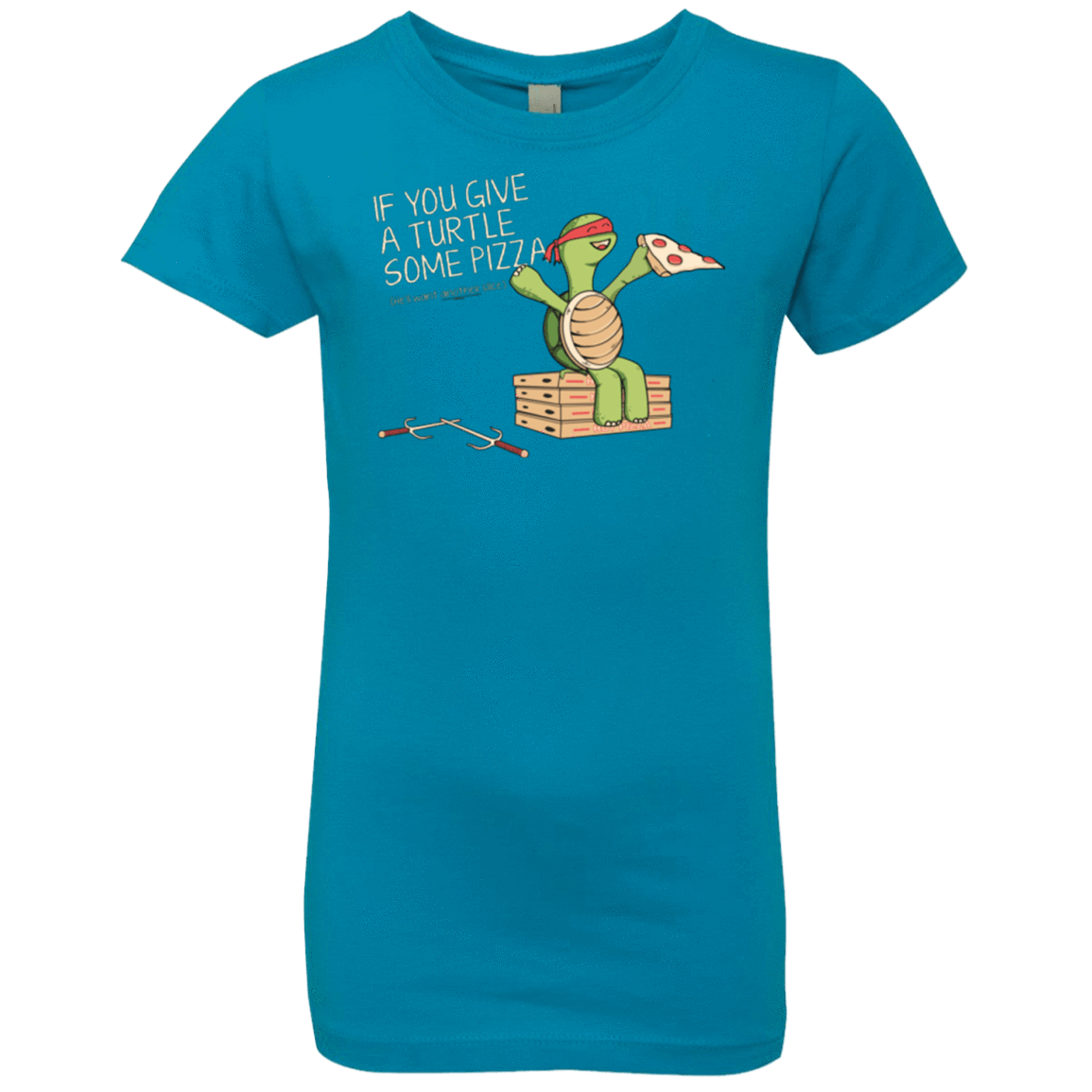 T-Shirts Turquoise / YXS Give a Turtle Girls Premium T-Shirt