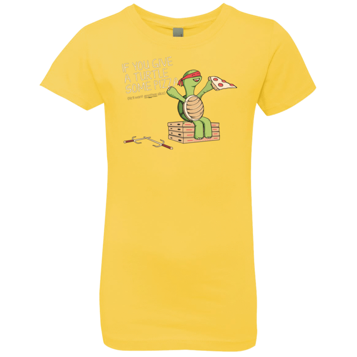 T-Shirts Vibrant Yellow / YXS Give a Turtle Girls Premium T-Shirt