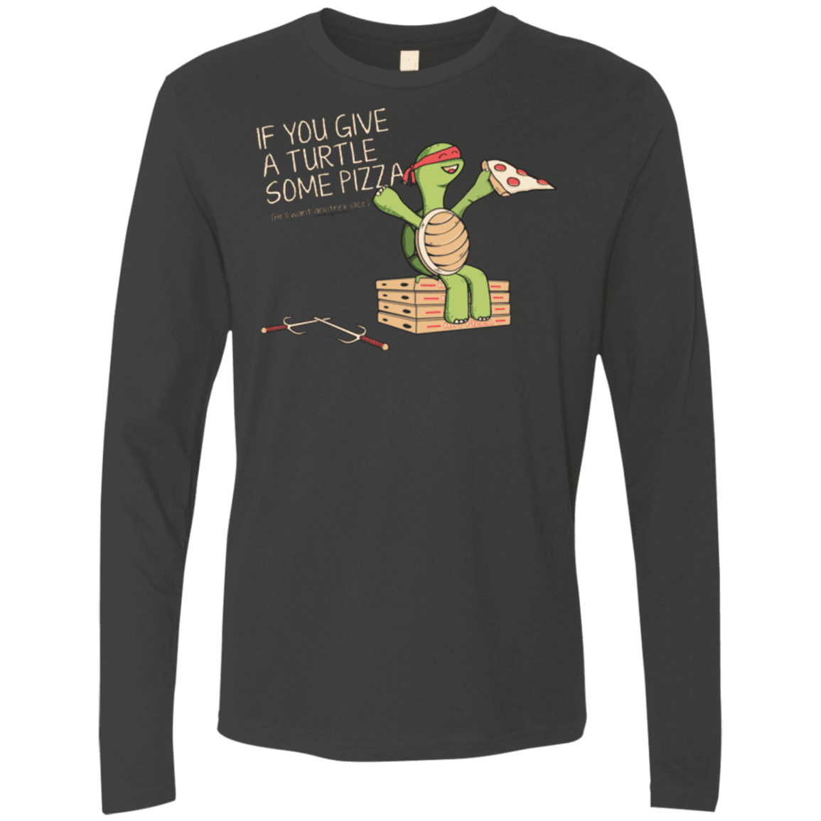 T-Shirts Heavy Metal / Small Give a Turtle Men's Premium Long Sleeve