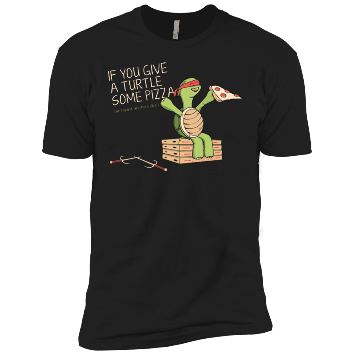 T-Shirts Black / X-Small Give a Turtle Men's Premium T-Shirt