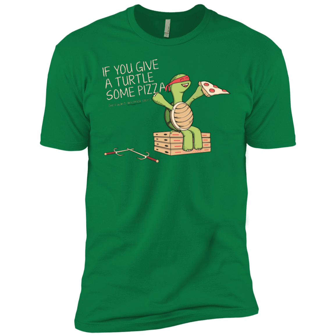 T-Shirts Kelly Green / X-Small Give a Turtle Men's Premium T-Shirt