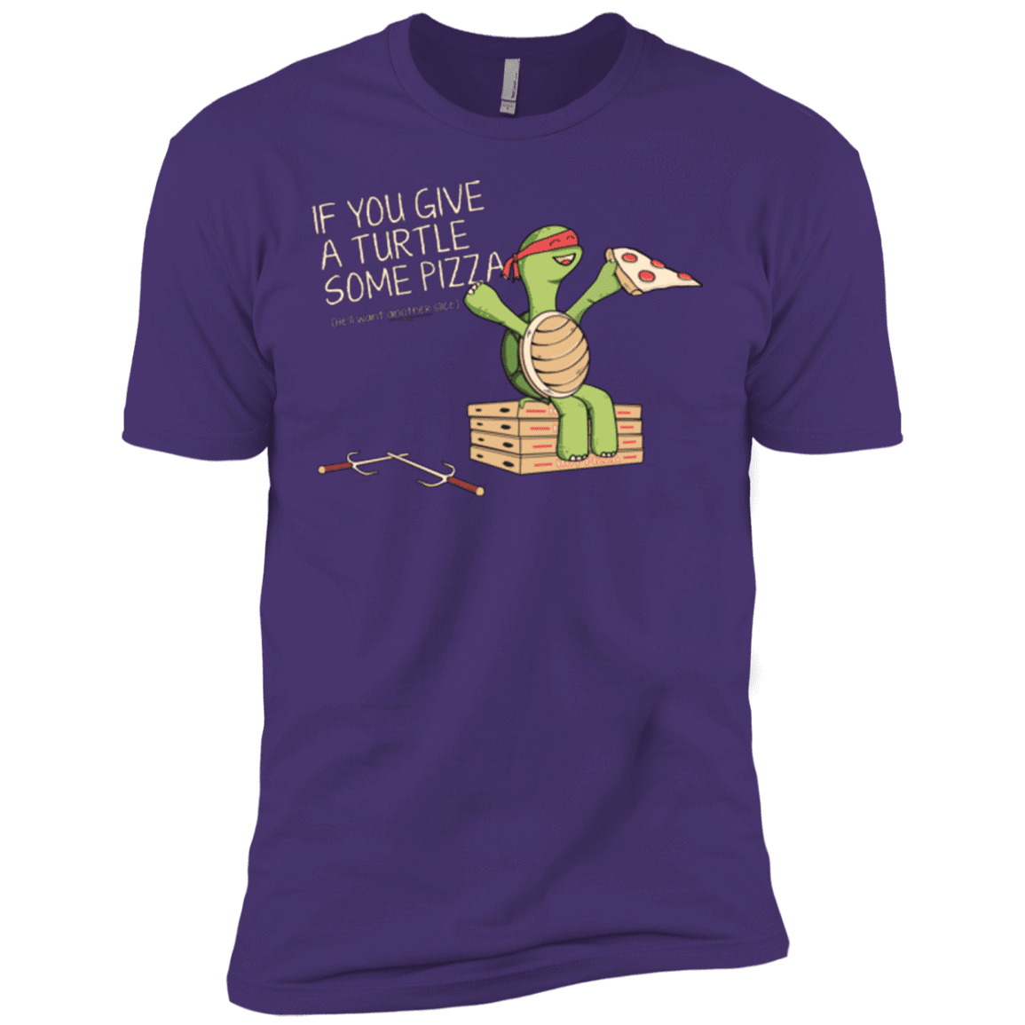 T-Shirts Purple / X-Small Give a Turtle Men's Premium T-Shirt