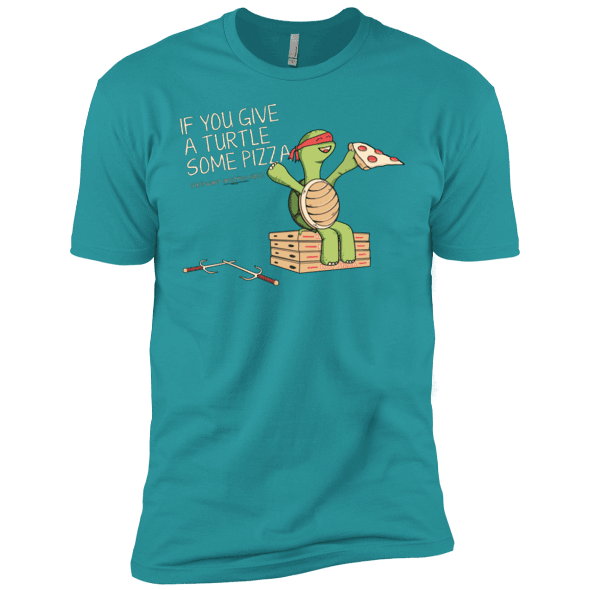 T-Shirts Tahiti Blue / X-Small Give a Turtle Men's Premium T-Shirt