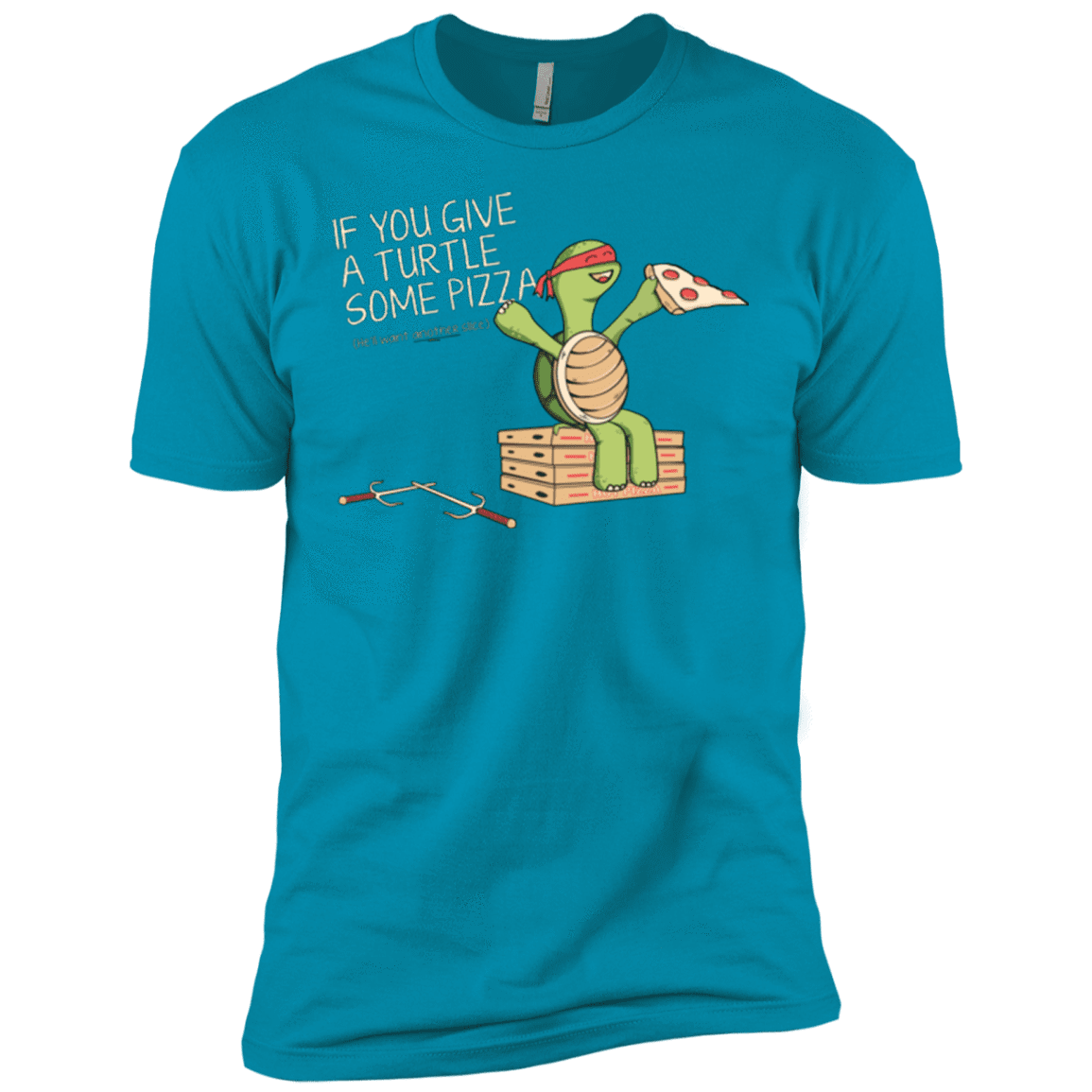 T-Shirts Turquoise / X-Small Give a Turtle Men's Premium T-Shirt
