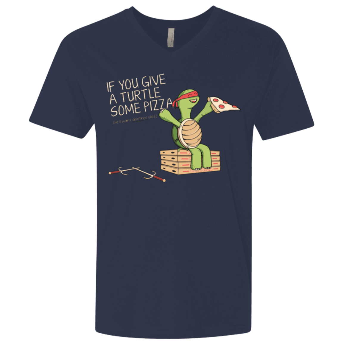 T-Shirts Midnight Navy / X-Small Give a Turtle Men's Premium V-Neck