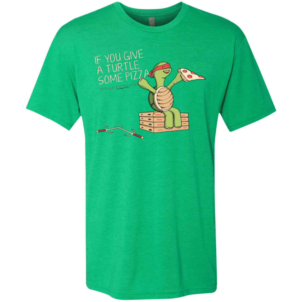 T-Shirts Envy / Small Give a Turtle Men's Triblend T-Shirt