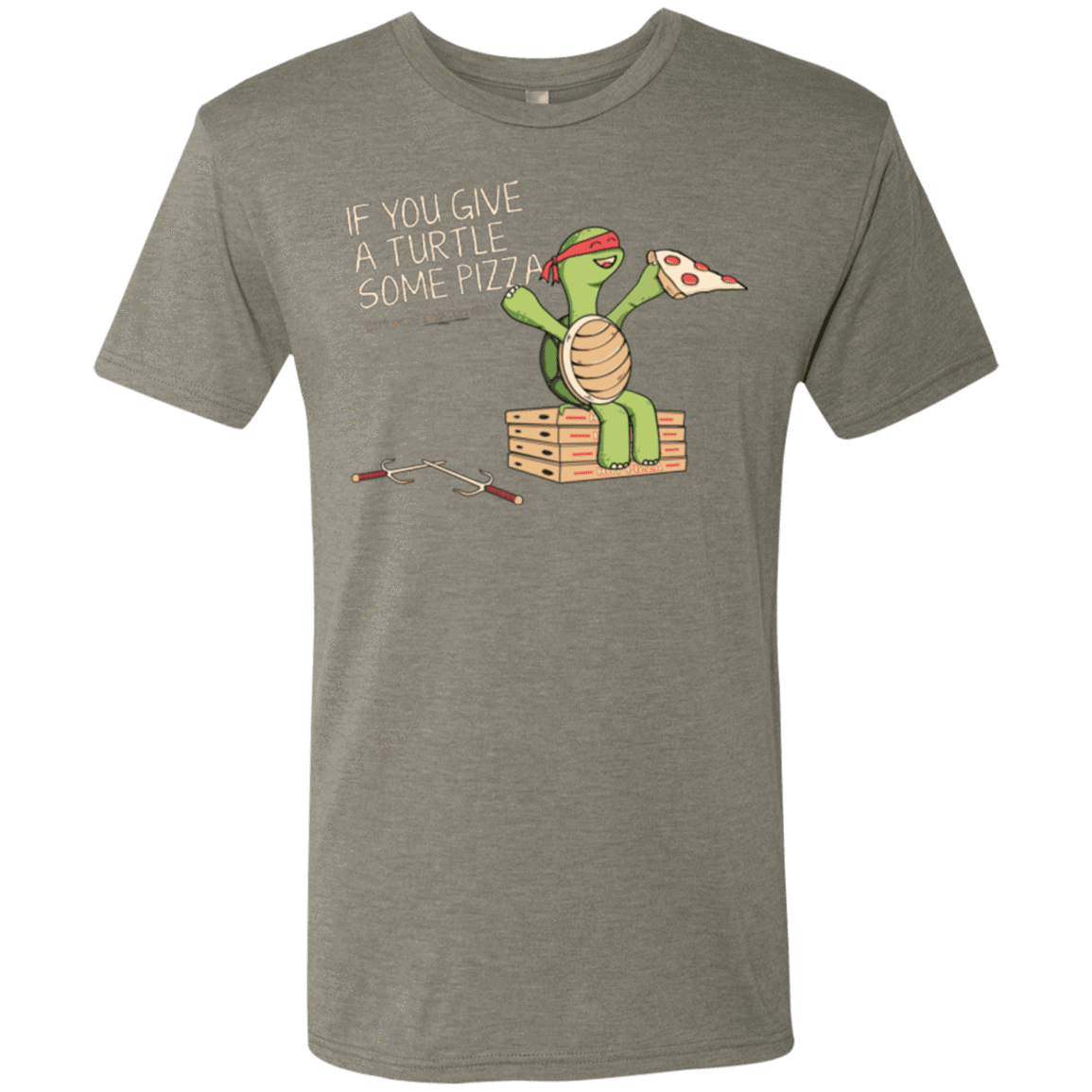 T-Shirts Venetian Grey / Small Give a Turtle Men's Triblend T-Shirt