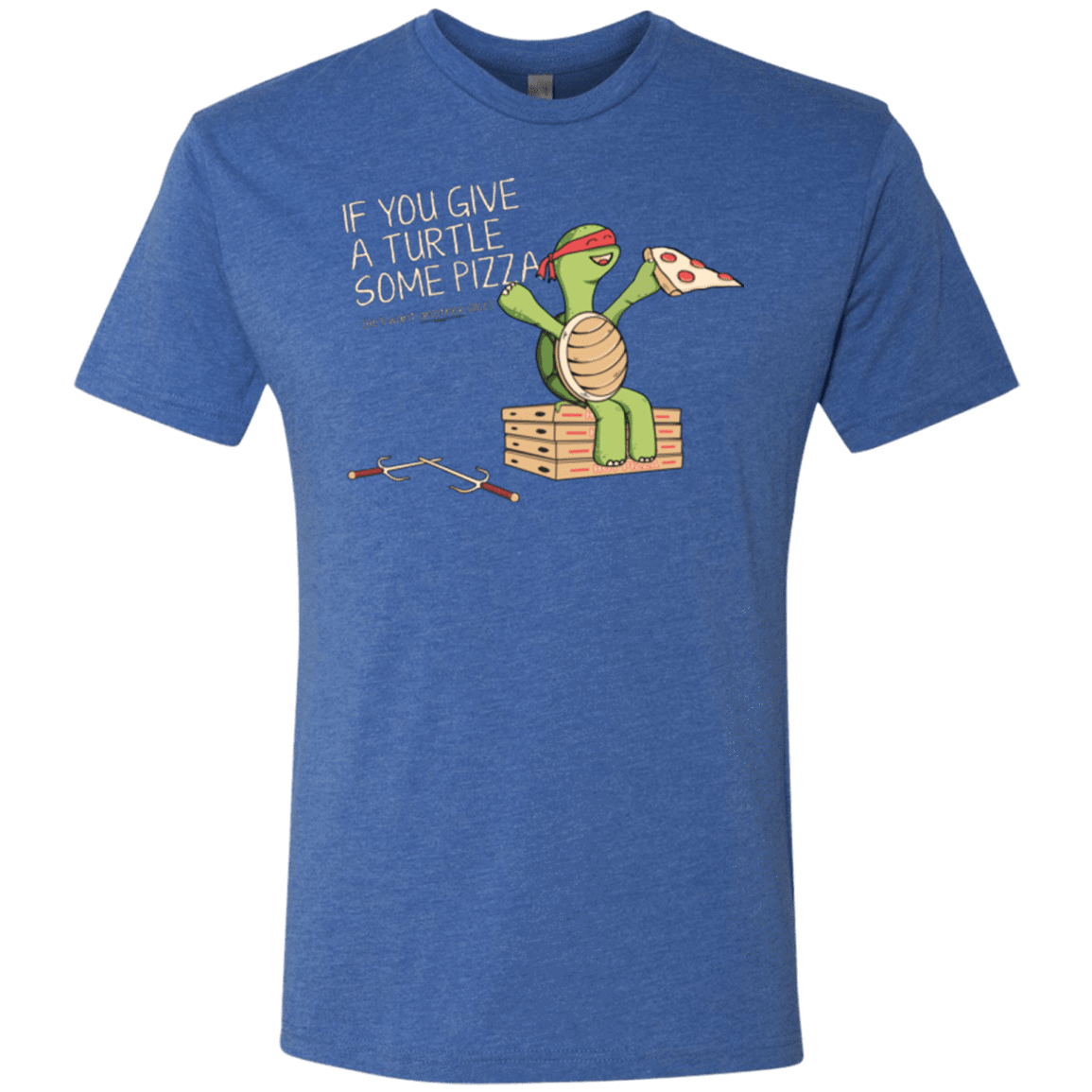 T-Shirts Vintage Royal / Small Give a Turtle Men's Triblend T-Shirt