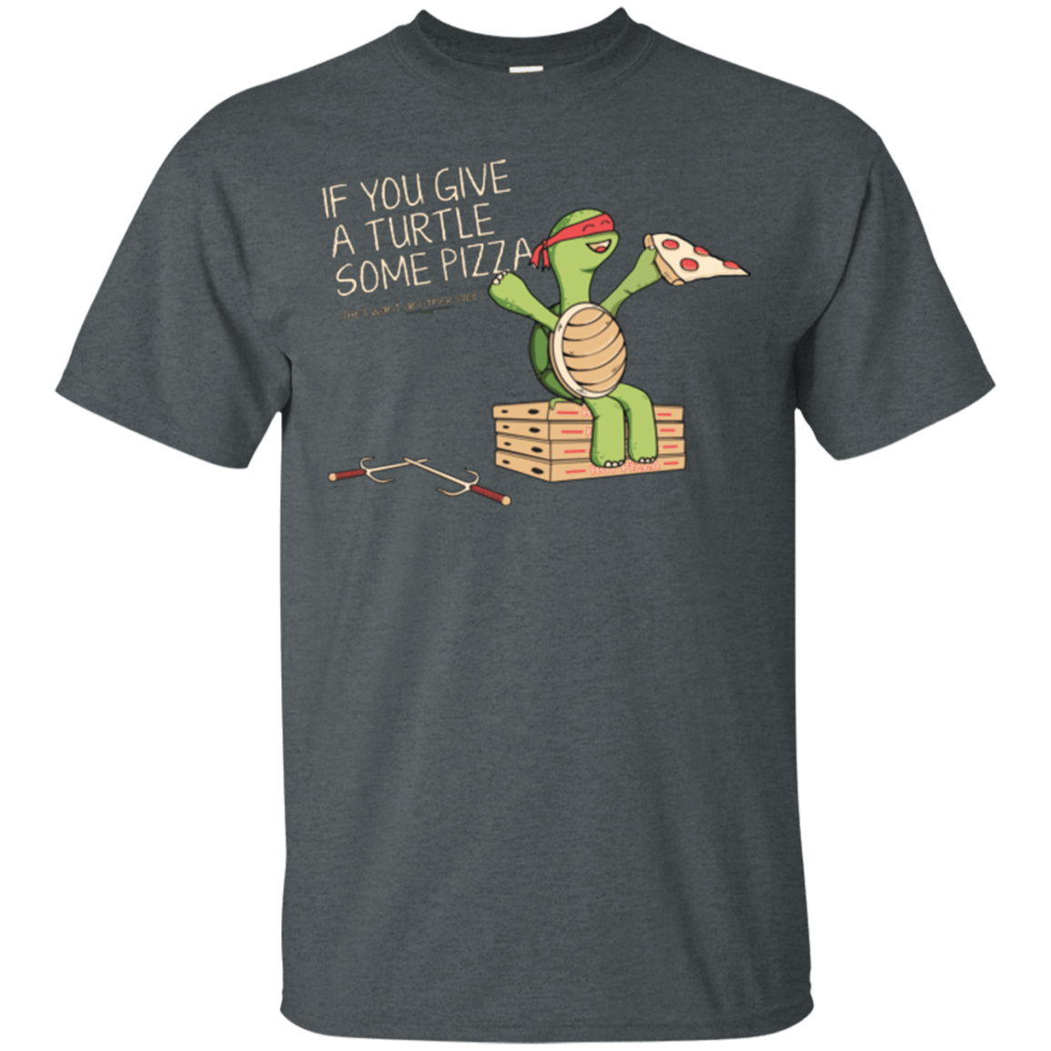 T-Shirts Dark Heather / Small Give a Turtle T-Shirt