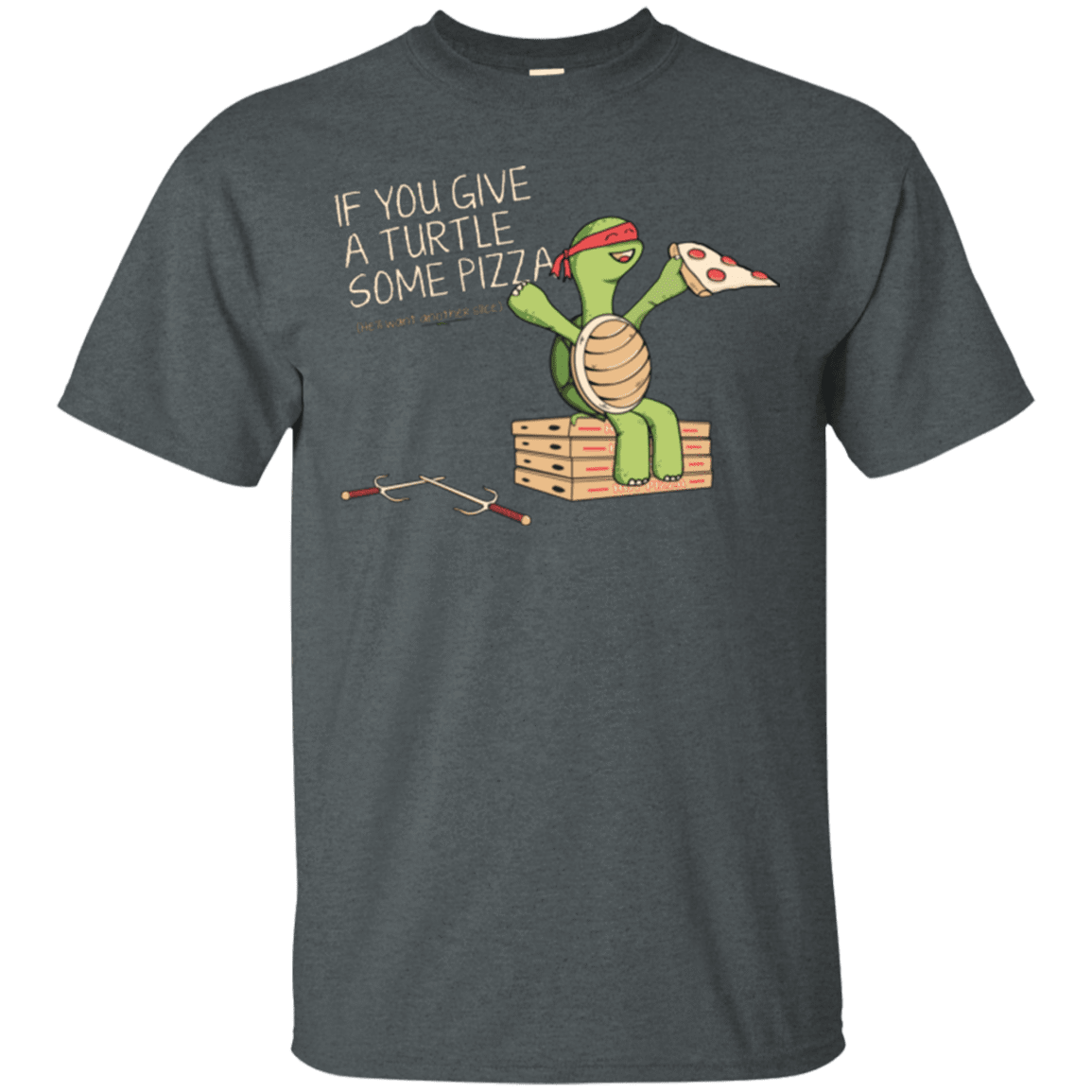 T-Shirts Dark Heather / Small Give a Turtle T-Shirt