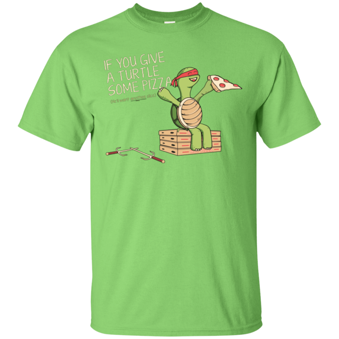 T-Shirts Lime / Small Give a Turtle T-Shirt