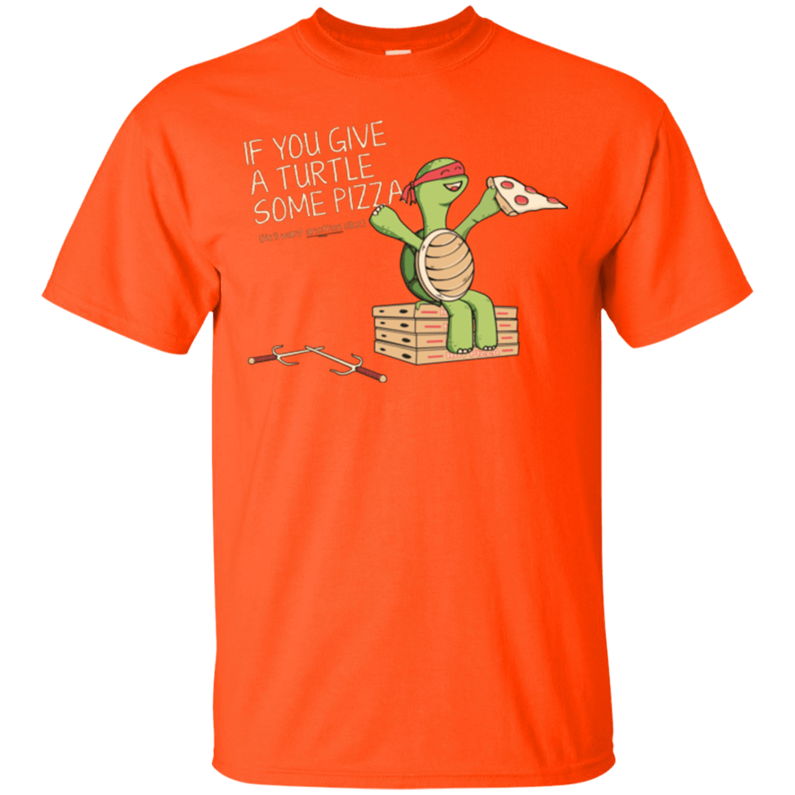T-Shirts Orange / Small Give a Turtle T-Shirt