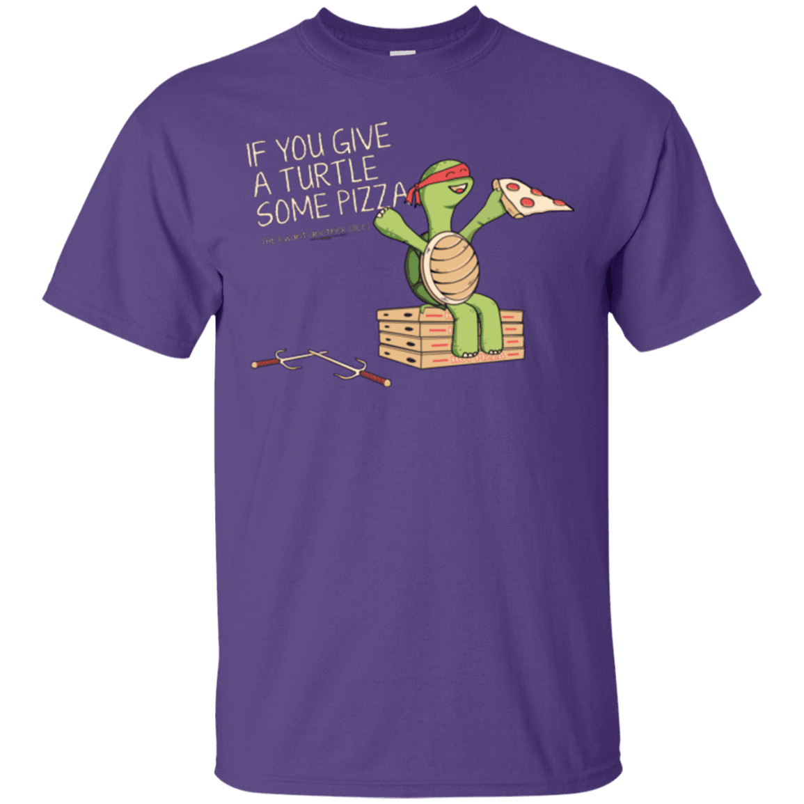 T-Shirts Purple / Small Give a Turtle T-Shirt