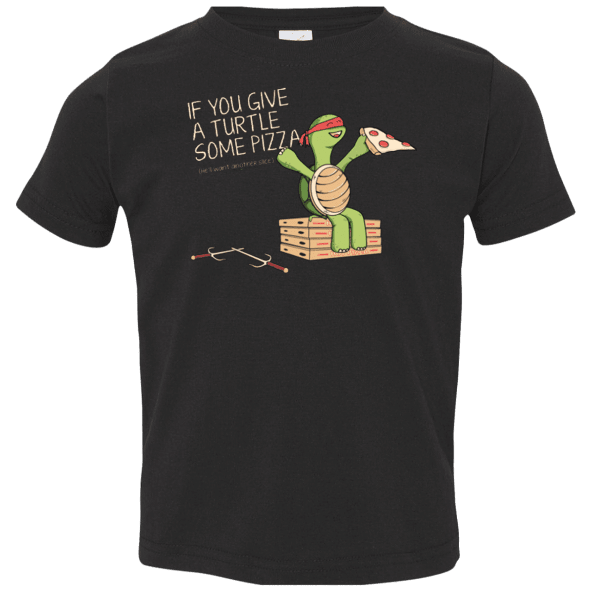 T-Shirts Black / 2T Give a Turtle Toddler Premium T-Shirt
