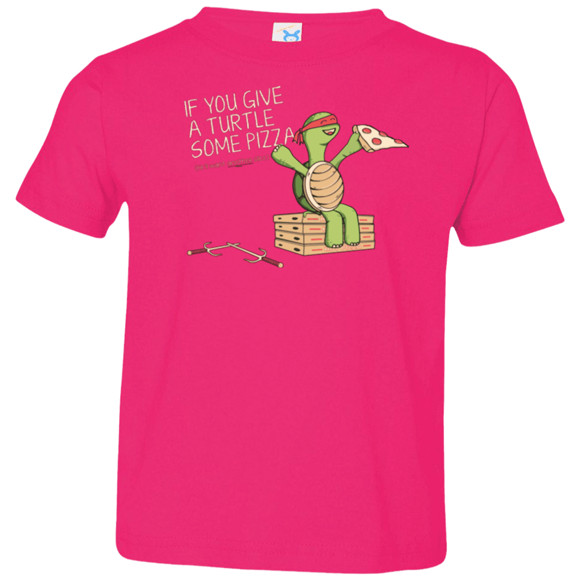 T-Shirts Hot Pink / 2T Give a Turtle Toddler Premium T-Shirt