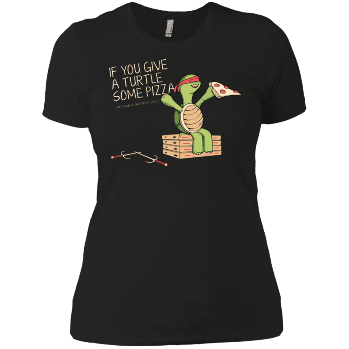 T-Shirts Black / X-Small Give a Turtle Women's Premium T-Shirt