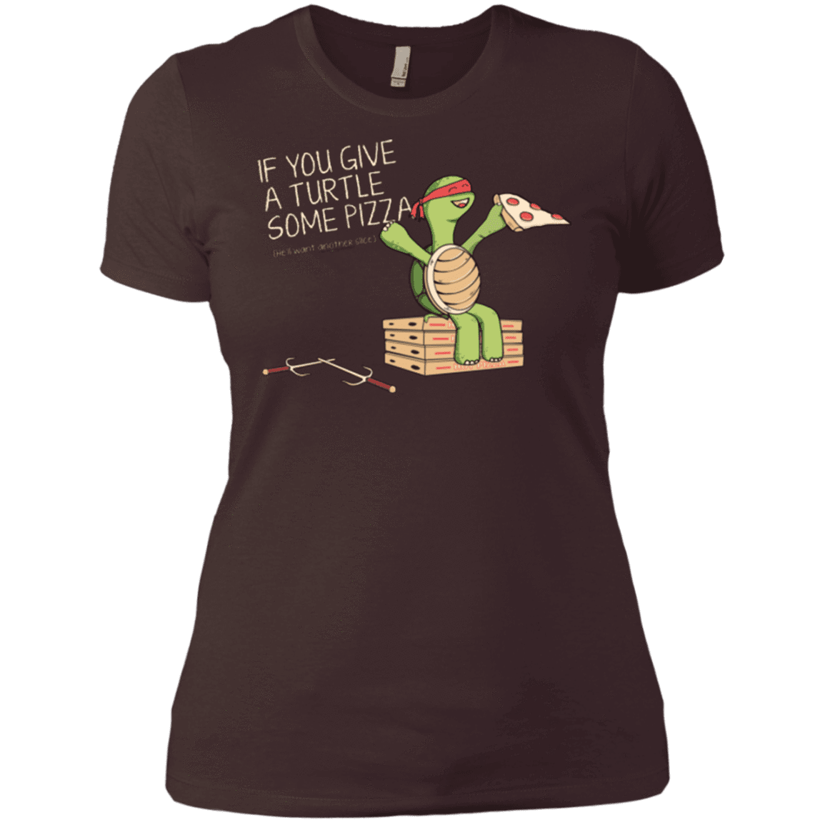 T-Shirts Dark Chocolate / X-Small Give a Turtle Women's Premium T-Shirt