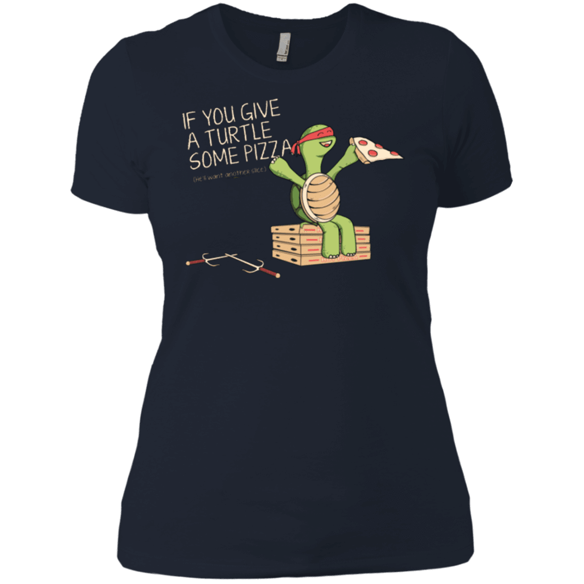 T-Shirts Midnight Navy / X-Small Give a Turtle Women's Premium T-Shirt