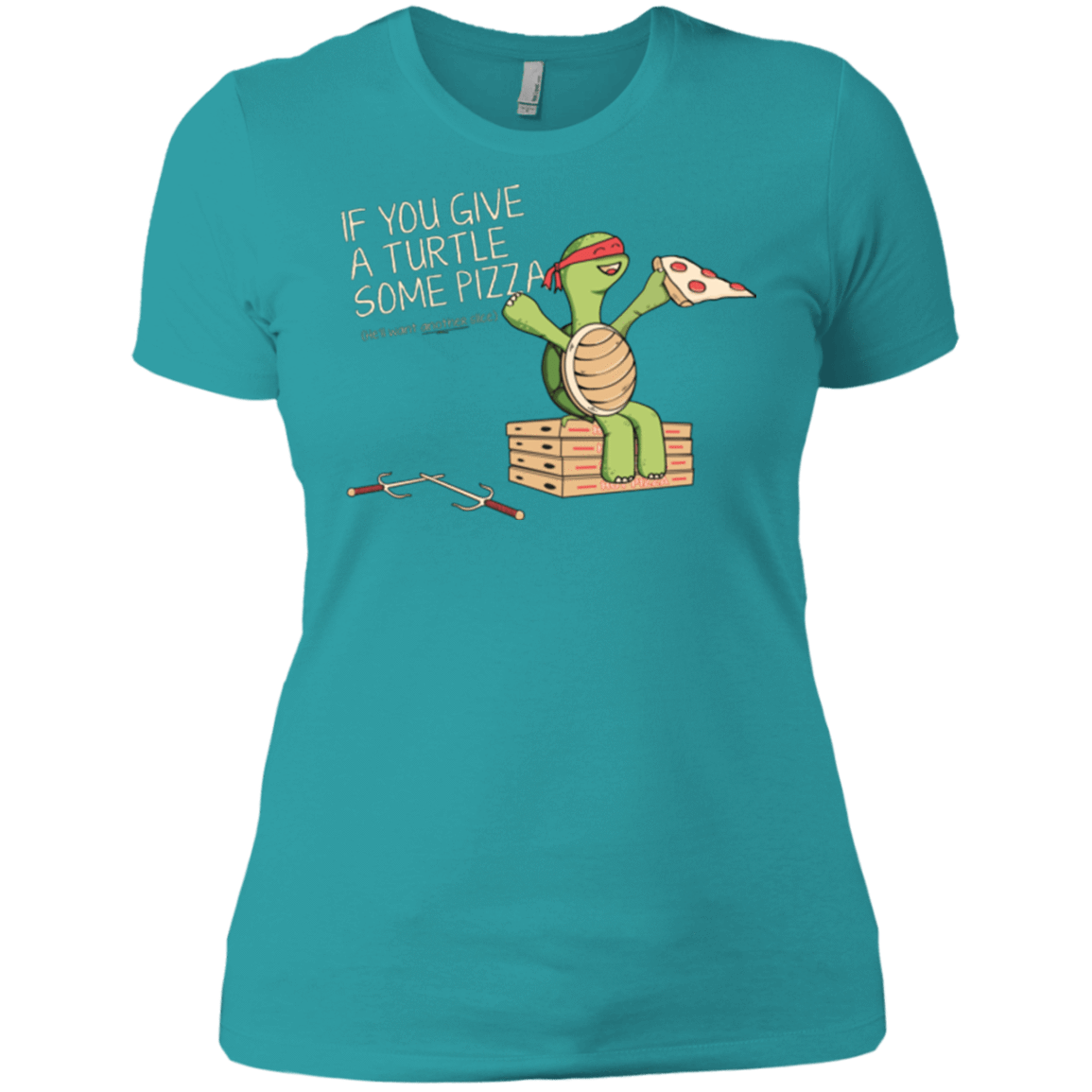 T-Shirts Tahiti Blue / X-Small Give a Turtle Women's Premium T-Shirt