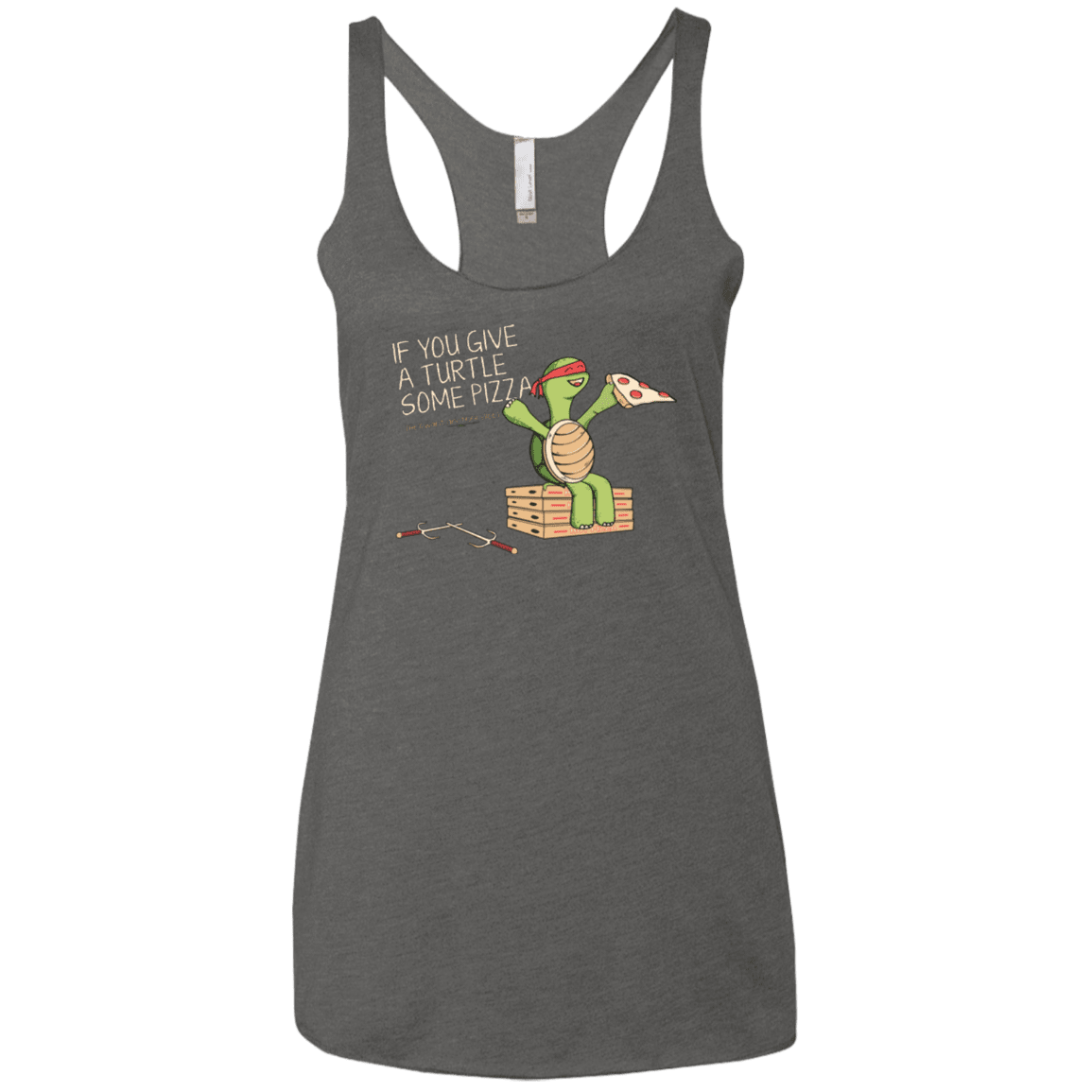 T-Shirts Premium Heather / X-Small Give a Turtle Women's Triblend Racerback Tank