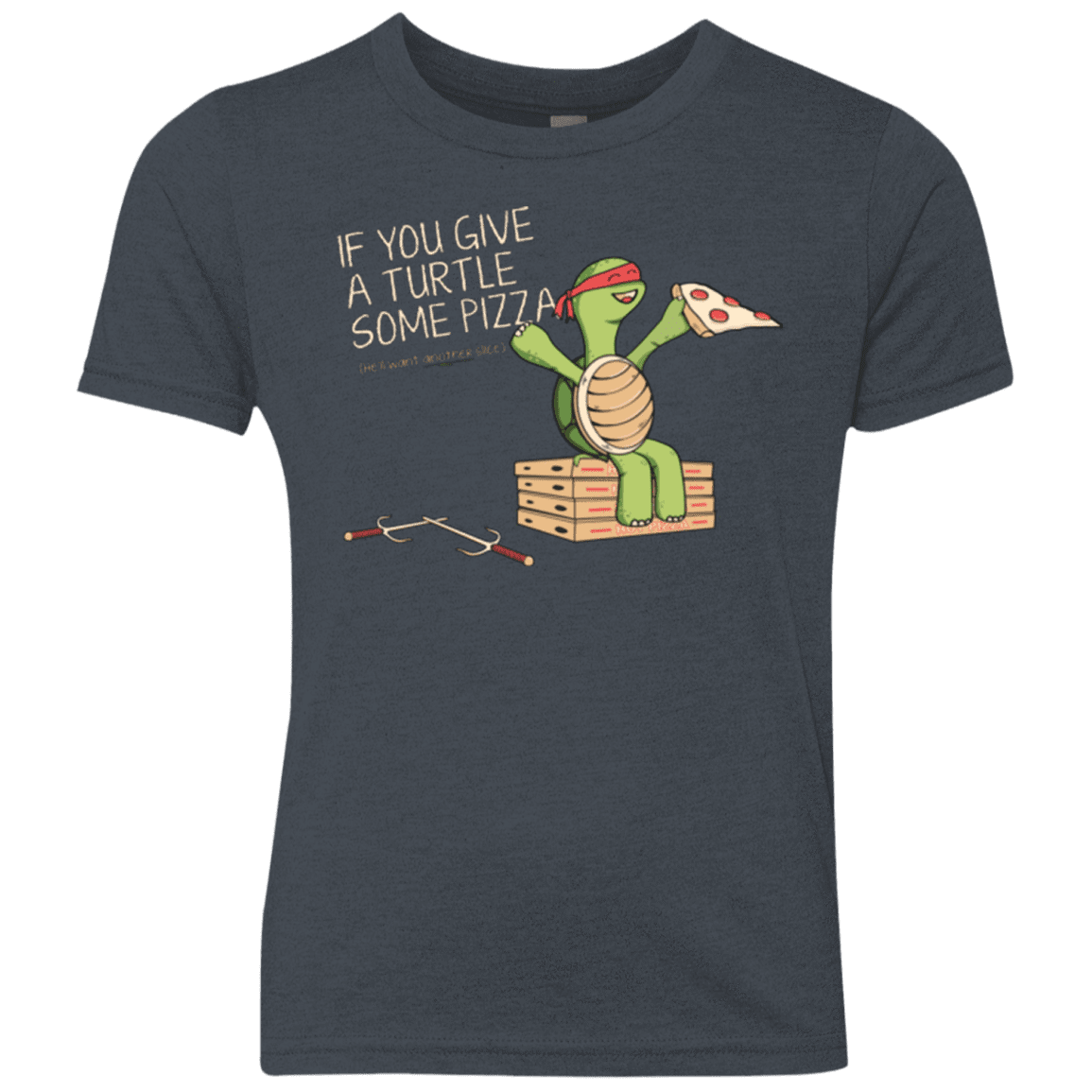 T-Shirts Vintage Navy / YXS Give a Turtle Youth Triblend T-Shirt