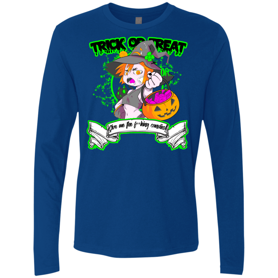 T-Shirts Royal / Small Give me the Candies Men's Premium Long Sleeve