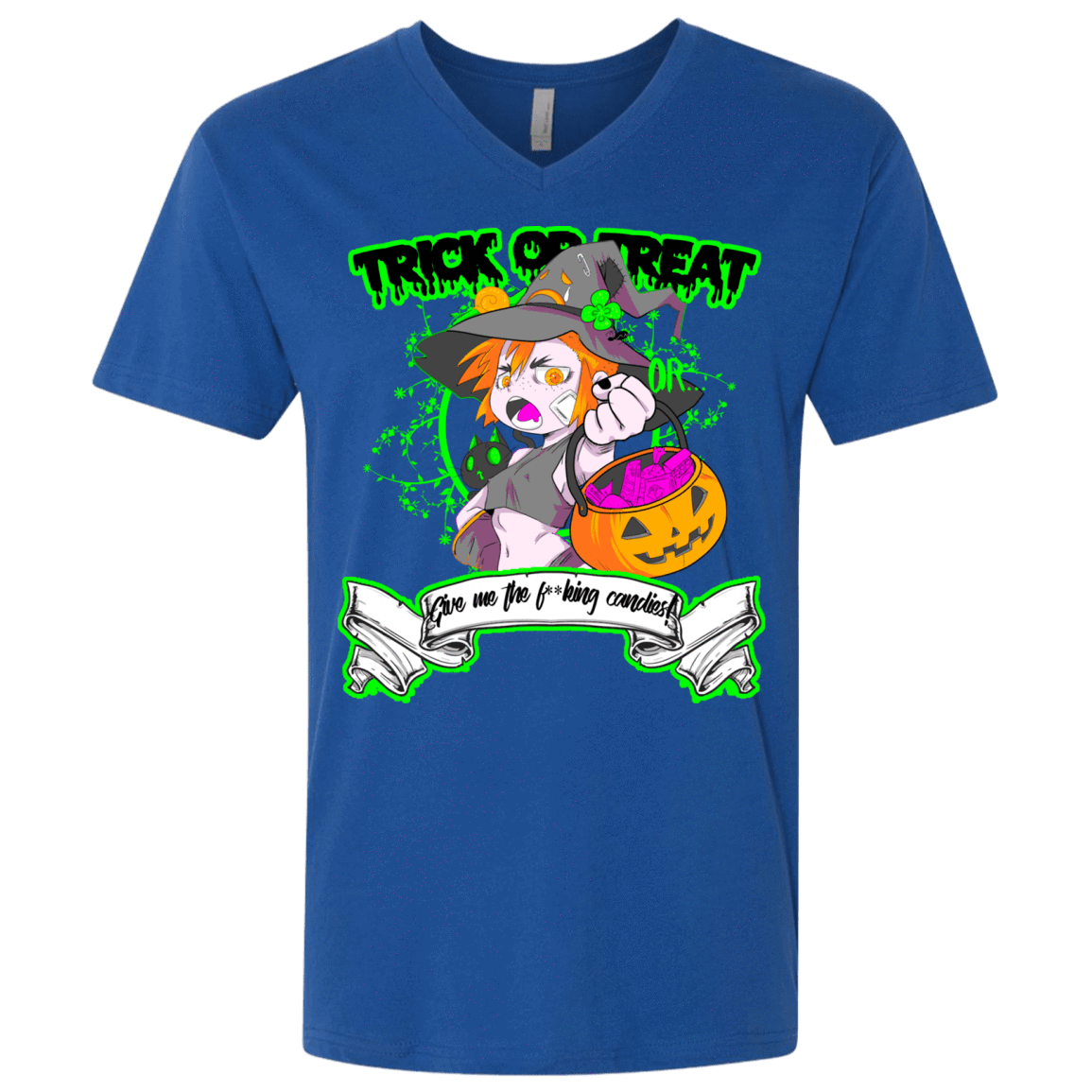 T-Shirts Royal / X-Small Give me the Candies Men's Premium V-Neck