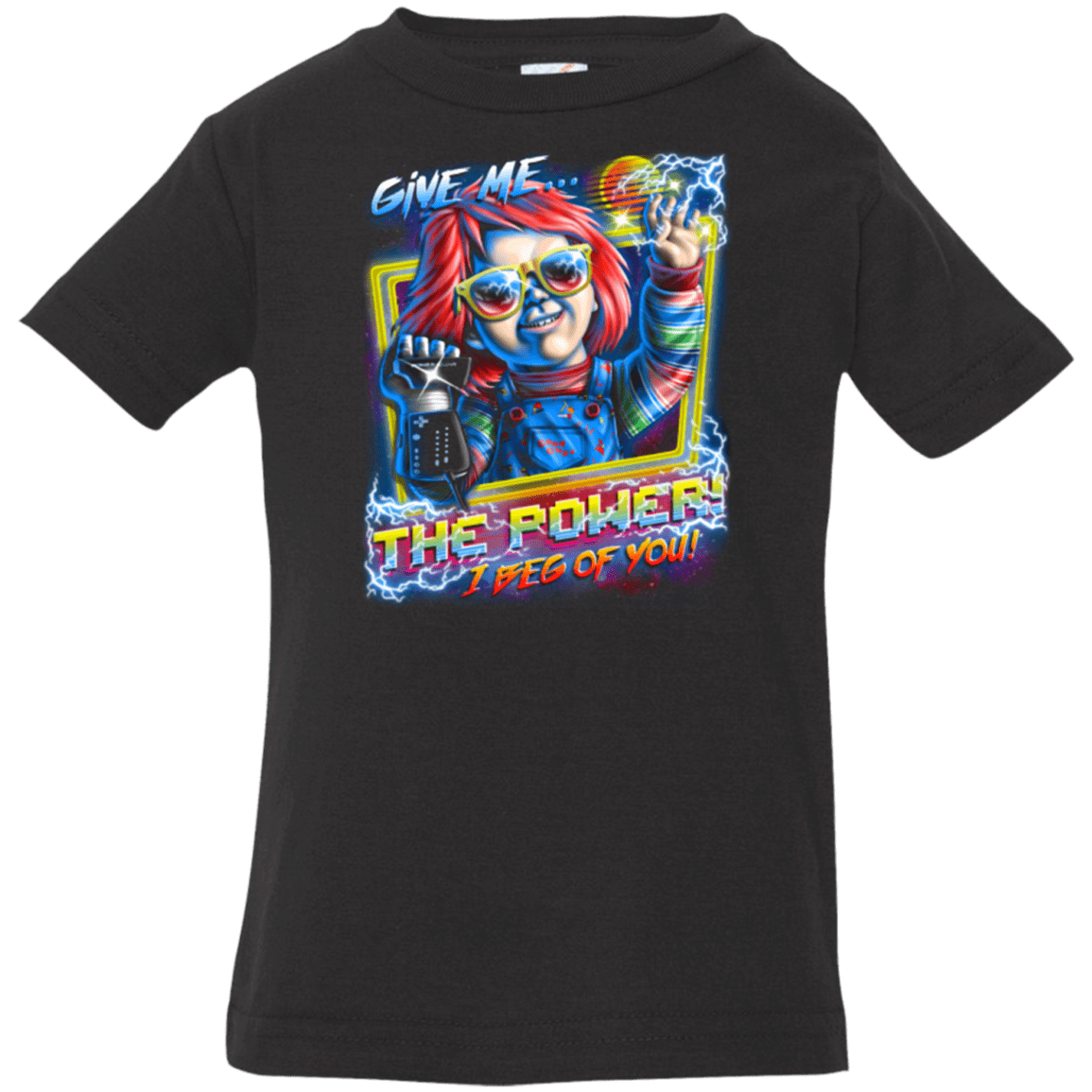 T-Shirts Black / 6 Months Give me the Power Infant Premium T-Shirt