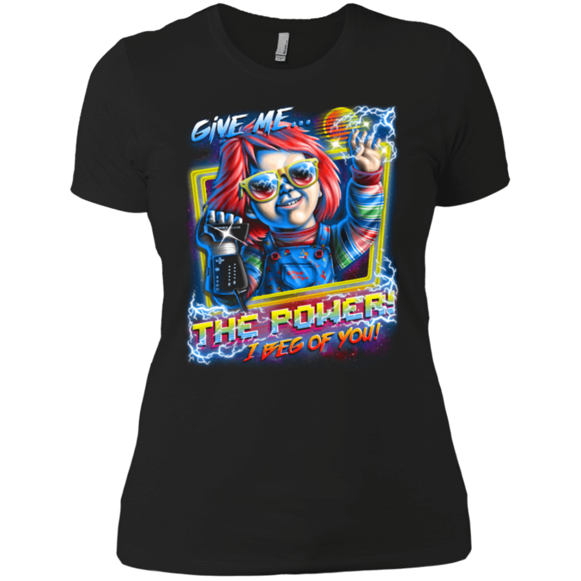 T-Shirts Black / X-Small Give me the Power Women's Premium T-Shirt