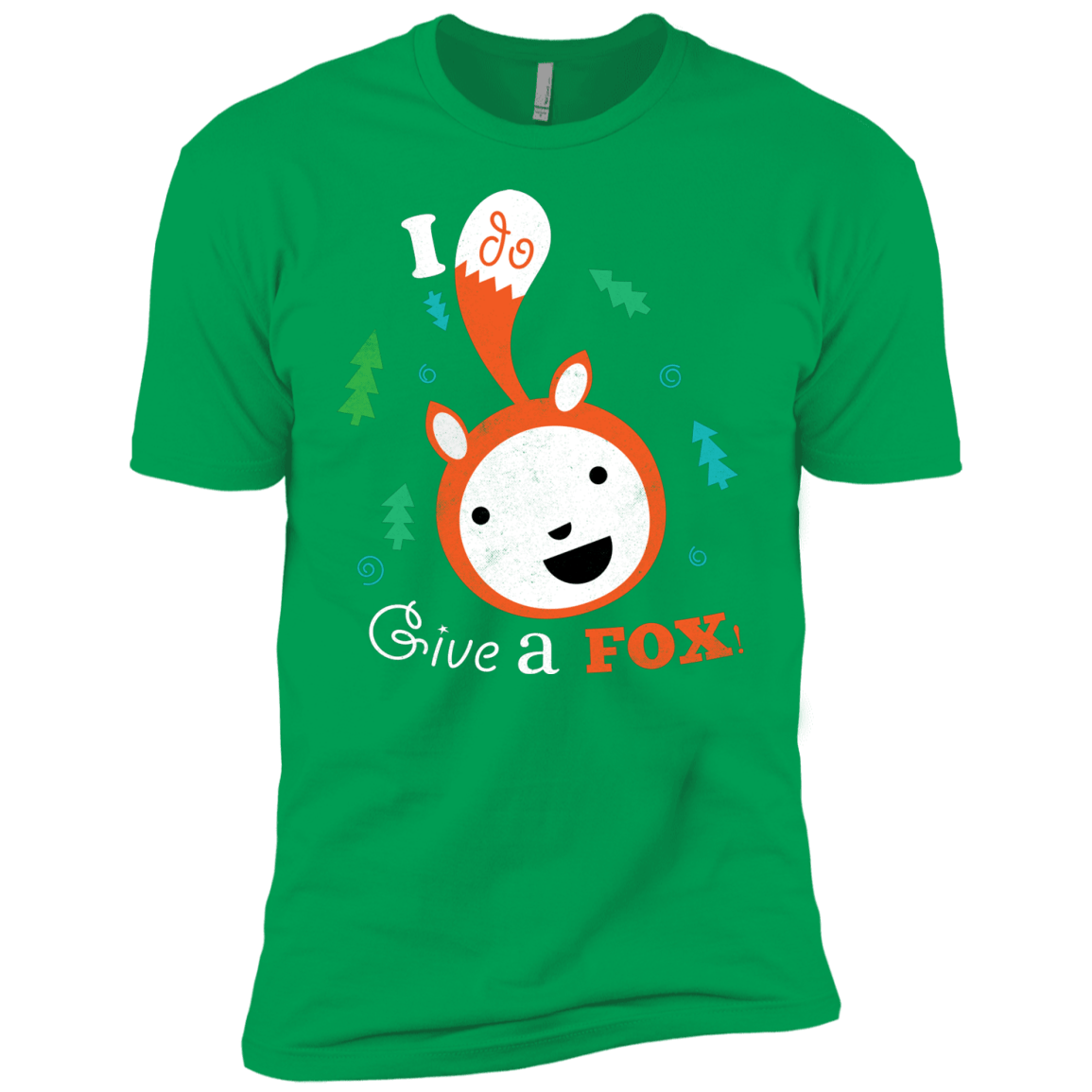 T-Shirts Kelly Green / YXS Giving a Fox Boys Premium T-Shirt