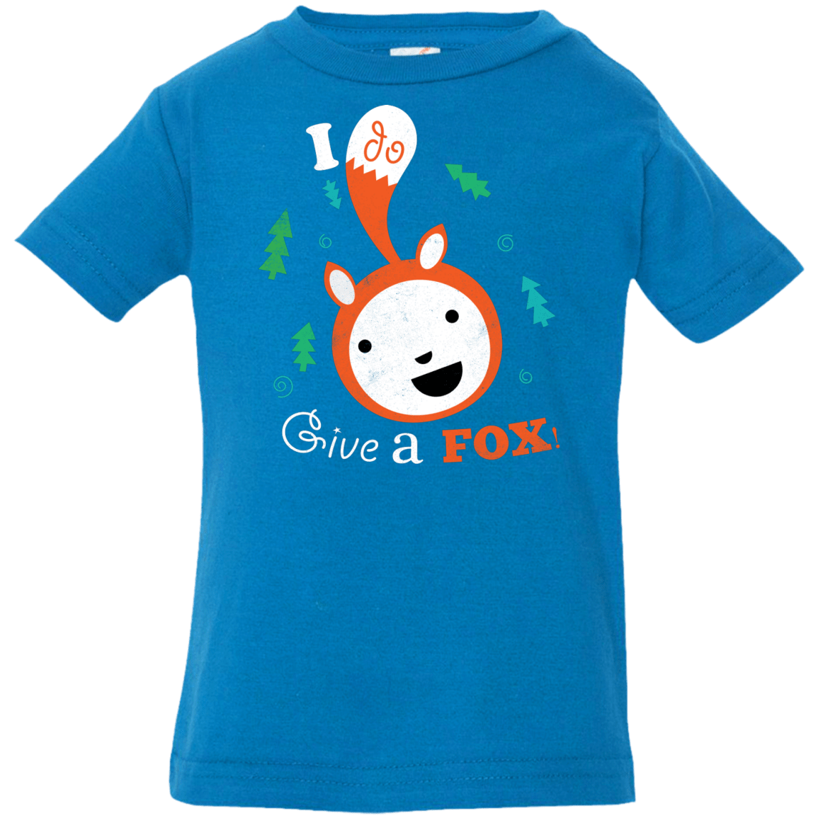 T-Shirts Cobalt / 6 Months Giving a Fox Infant Premium T-Shirt