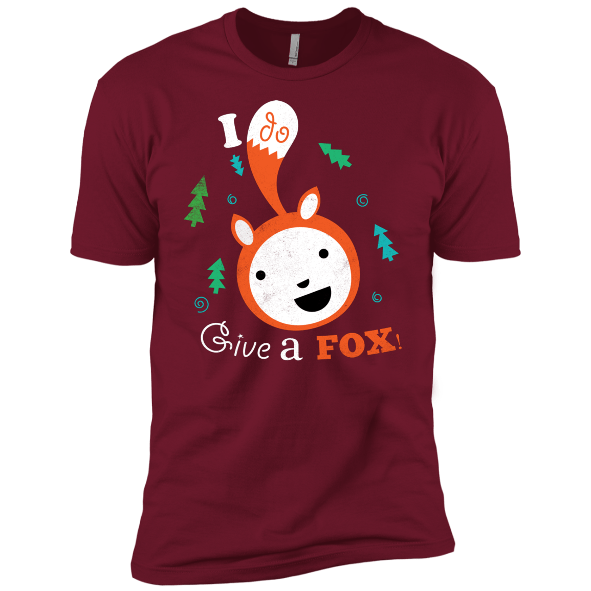 T-Shirts Cardinal / X-Small Giving a Fox Men's Premium T-Shirt
