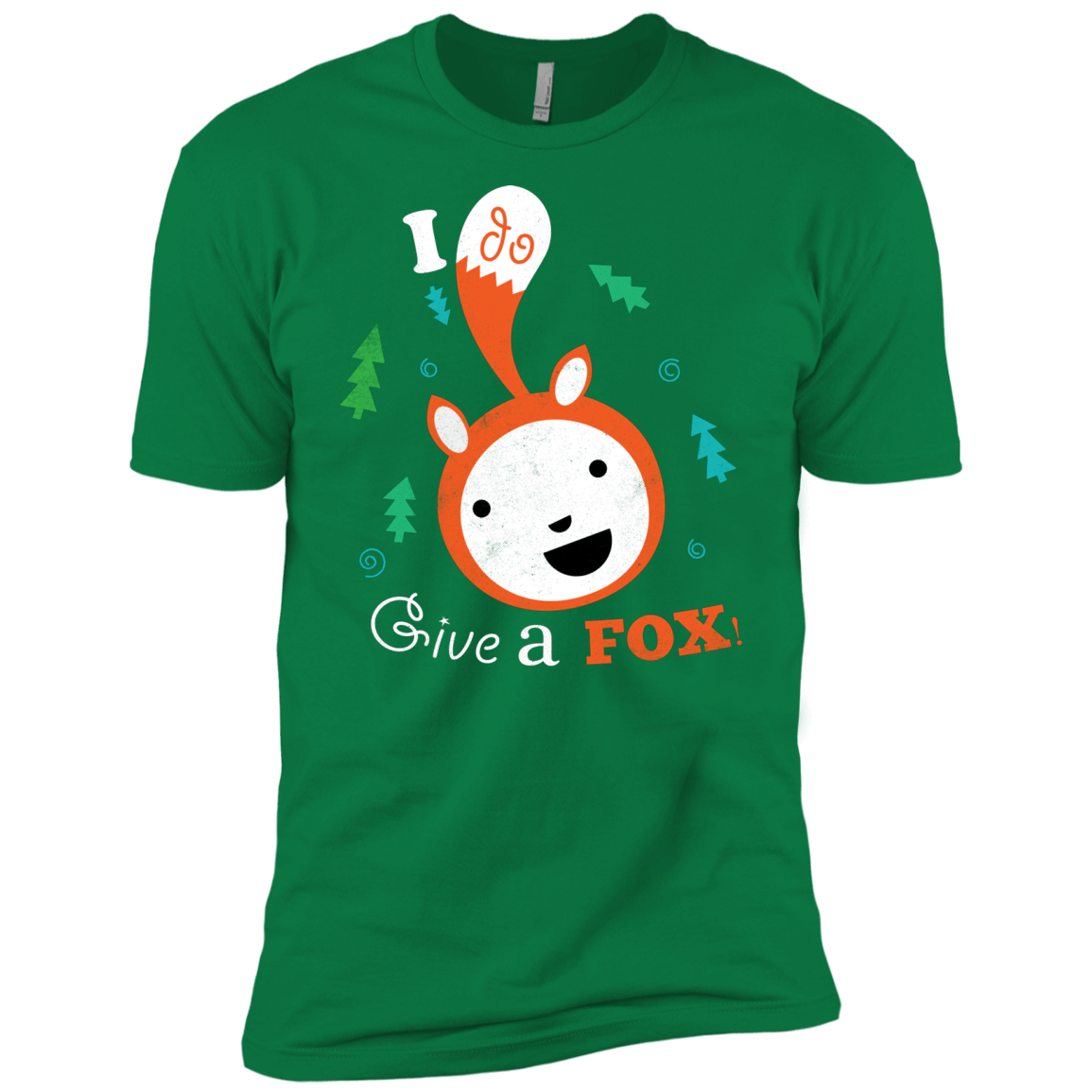 T-Shirts Kelly Green / X-Small Giving a Fox Men's Premium T-Shirt
