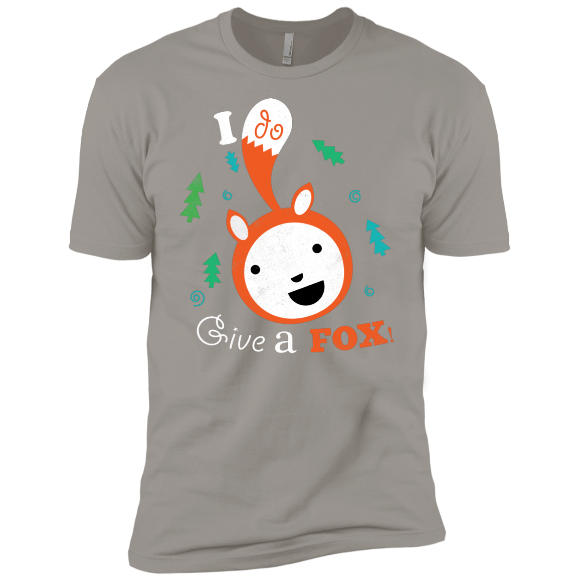 T-Shirts Light Grey / X-Small Giving a Fox Men's Premium T-Shirt