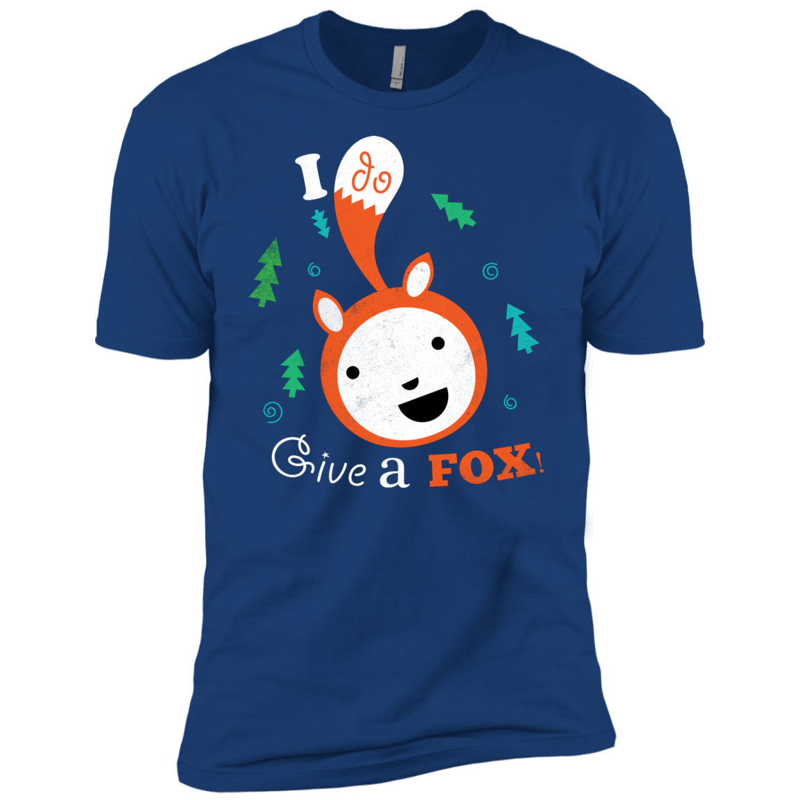 T-Shirts Royal / X-Small Giving a Fox Men's Premium T-Shirt