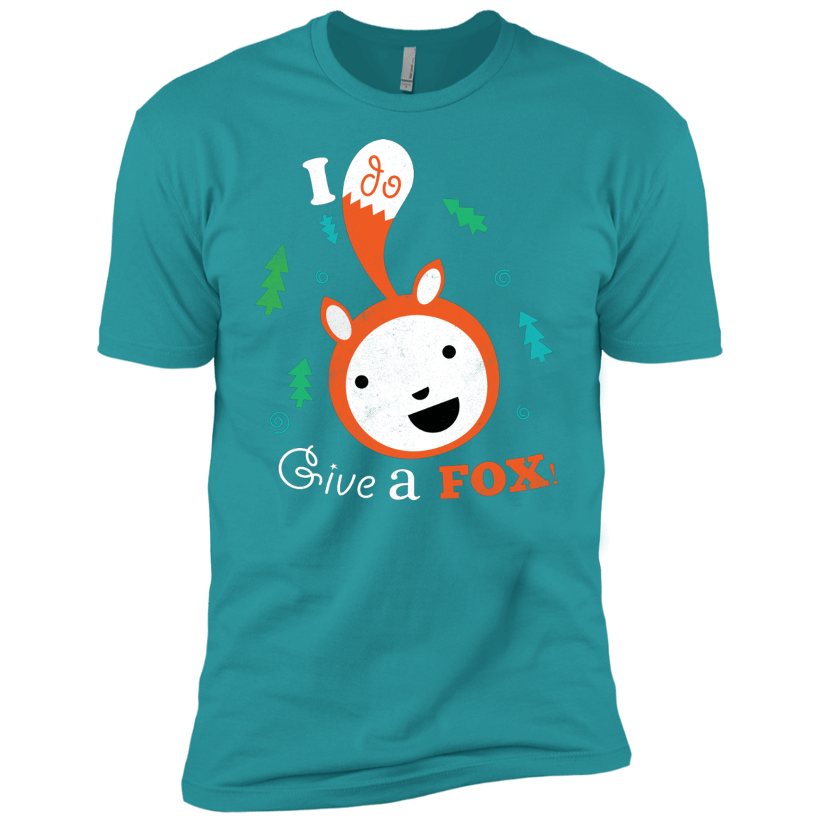 T-Shirts Tahiti Blue / X-Small Giving a Fox Men's Premium T-Shirt