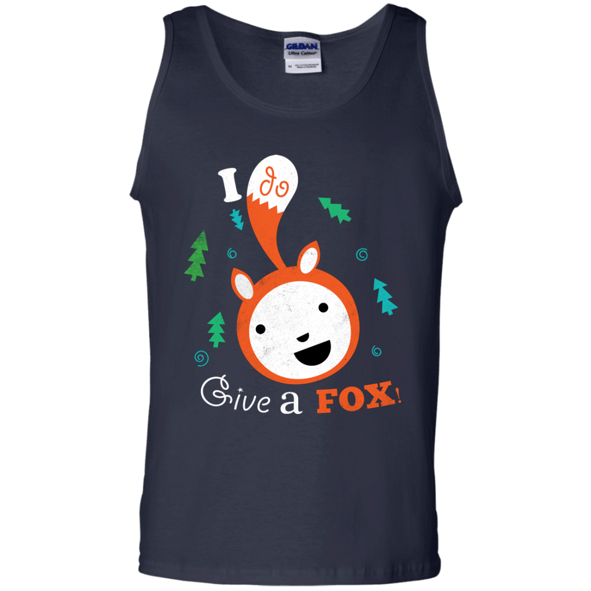 T-Shirts Navy / S Giving a Fox Men's Tank Top