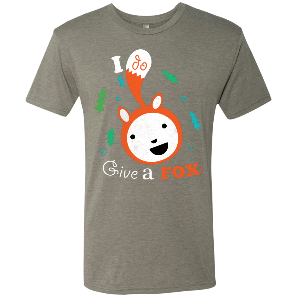 T-Shirts Venetian Grey / S Giving a Fox Men's Triblend T-Shirt