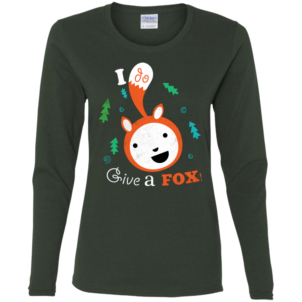 T-Shirts Forest / S Giving a Fox Women's Long Sleeve T-Shirt