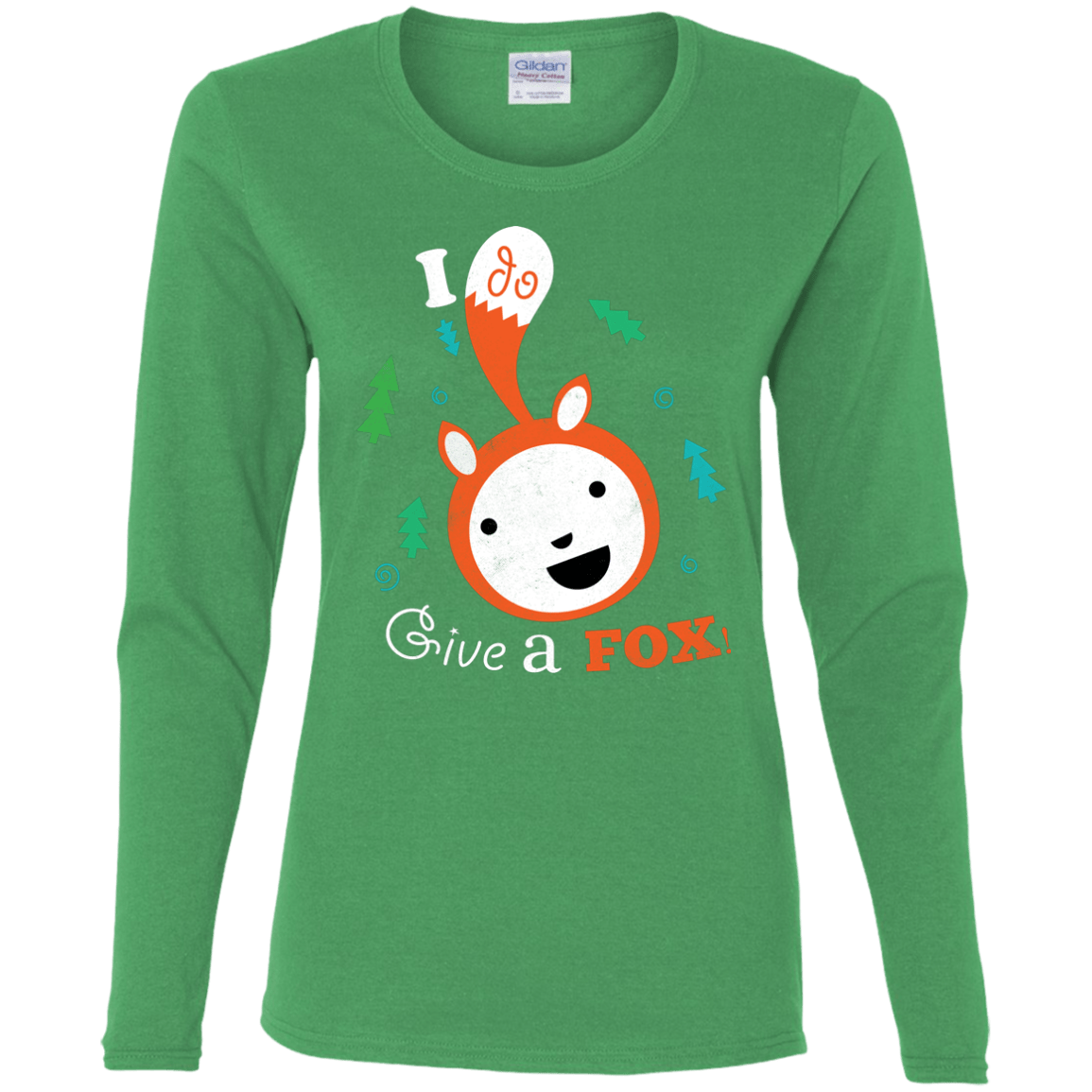 T-Shirts Irish Green / S Giving a Fox Women's Long Sleeve T-Shirt