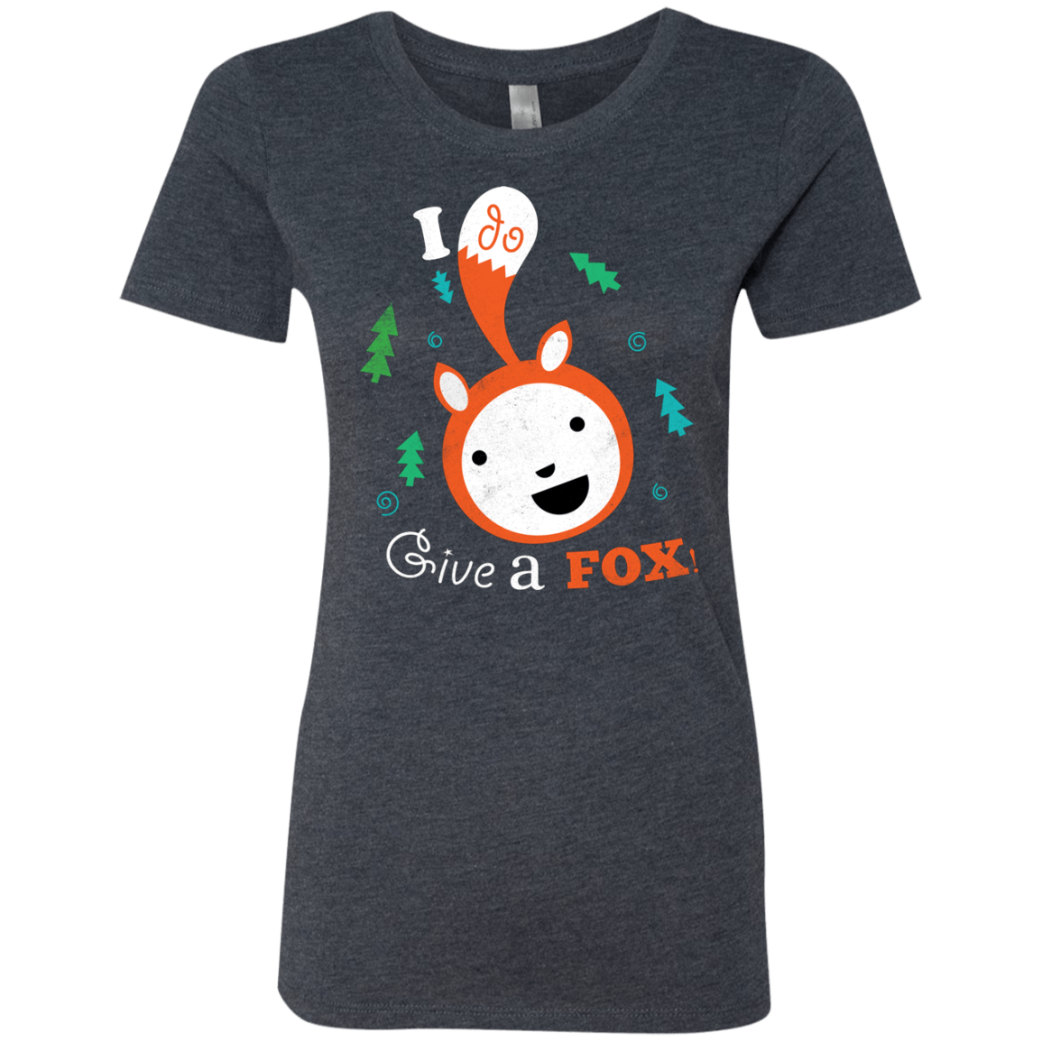 T-Shirts Vintage Navy / S Giving a Fox Women's Triblend T-Shirt