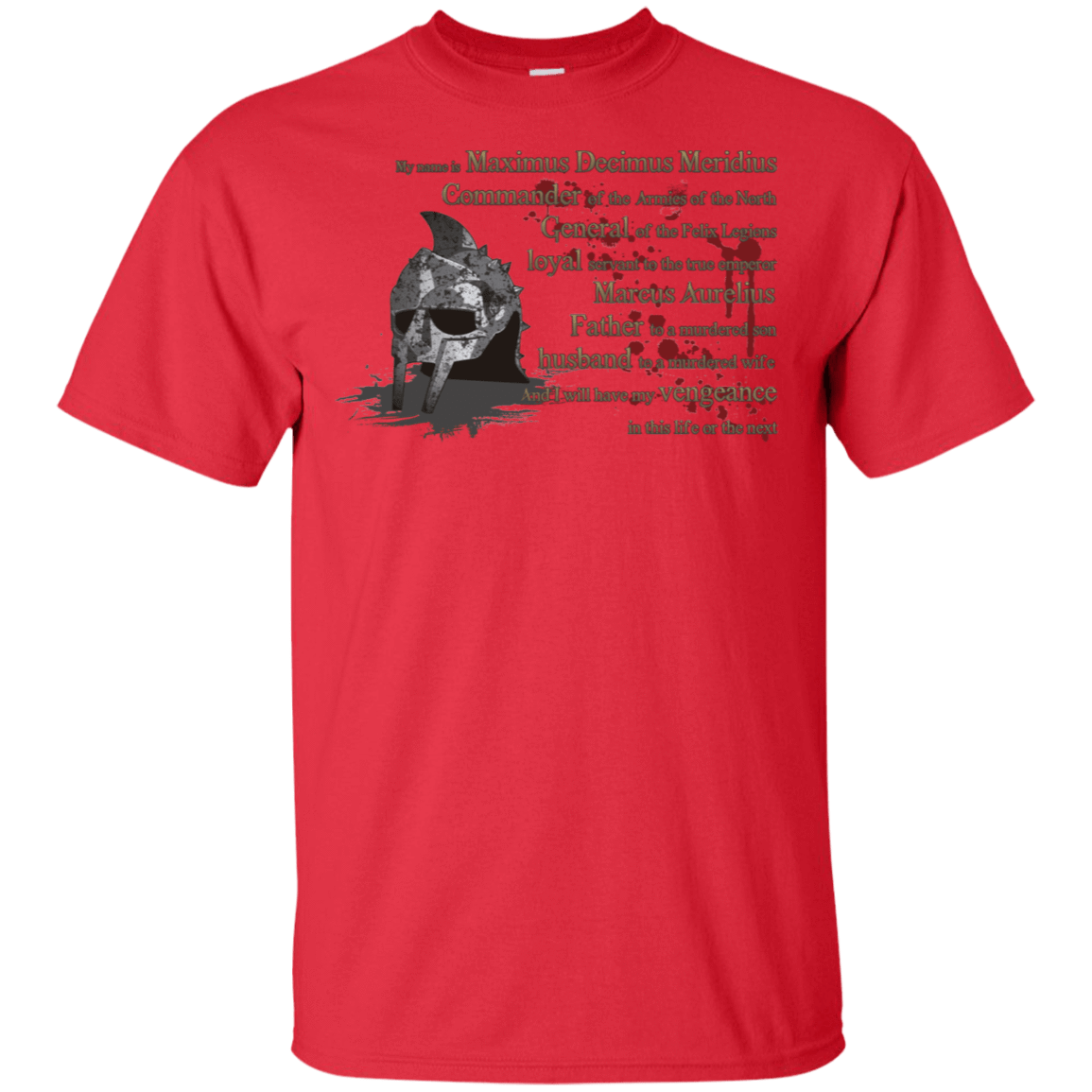 T-Shirts Red / S Gladiator T-Shirt