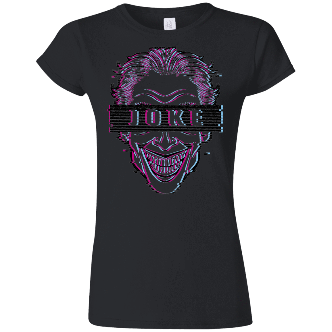 T-Shirts Black / S Glitch Joke Junior Slimmer-Fit T-Shirt