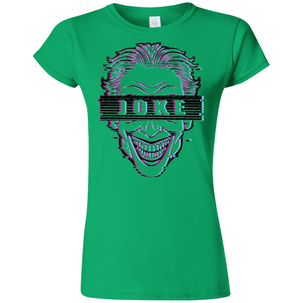 T-Shirts Irish Green / S Glitch Joke Junior Slimmer-Fit T-Shirt